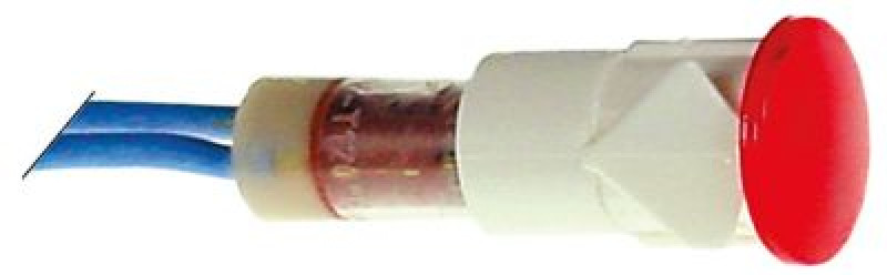 Лампочка сигнальная ø 12мм 230В красн. с кабелем
