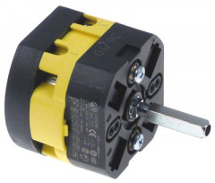 Выключатель поворотный 20А ø ось 5x5мм длина оси 28мм присоединение винтовое соединение