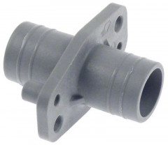 Соединение шланговое для наполнения воды общая длина 55мм ø втулки 23мм длина втулки 25мм