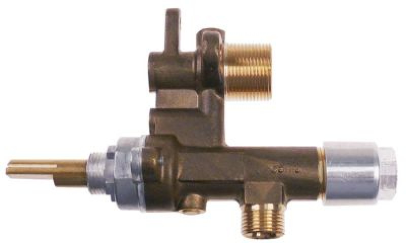 Кран газовый МЖ 35мм вход для газа M12x1 (ø труба 8 мм)