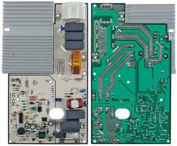 Плата печатная основная присоединение винтовое соединение Д 267мм Ш 160мм