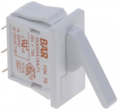 Микровключатель с кнопочным включателем 250В 1А 1CO присоединение плоский штекер 6,3 мм