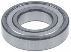 Подшипник шариковый с глубоким жёлобом тип 6208-2Z ø вала 40мм внеш. ø 80мм Ш 18мм с защитной шайбой