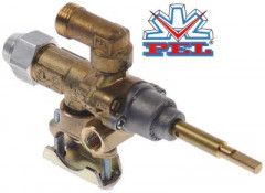 Кран газовый тип 21S/O МЖ 0мм вход для газа фланец трубы ø21 мм