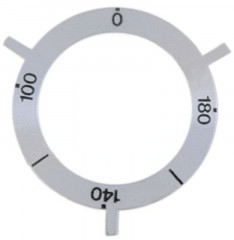 Маркировка регулировочной ручки термостат темп. макс. 180°C 100-180°C