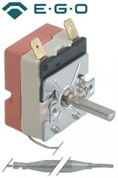 Термостат темп. макс. 180°C 1-полярн. 1NO 16А ø датчик 6мм Д датчик 98мм