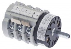 Выключатель поворотный 16А ø ось 5x5мм длина оси 17мм присоединение винтовое соединение