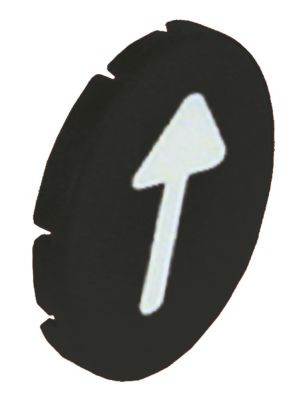 Крышка кнопки чёрн. стрелка  -