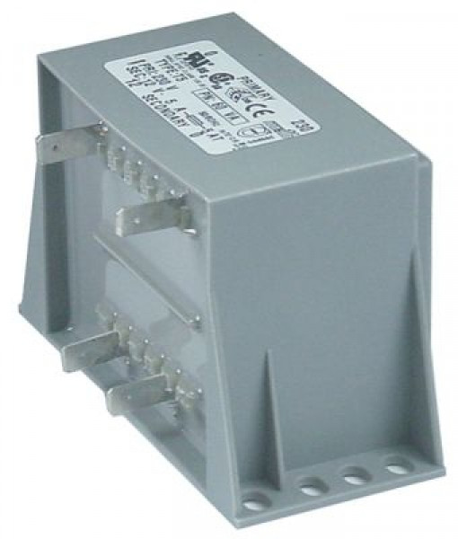 Трансформатор 60ВА вторичный 25А присоединение плоский штекер 6,3 мм 50/60Гц