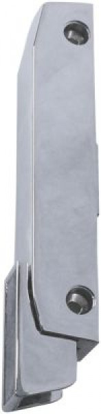 Замок кнопочный хромированн. В 34мм Д 180мм Ш 28мм шаг крепления 121мм тип PRESTO № 6186