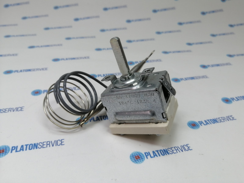 Термостат темп. макс. 184°C 1-полярн. 1NO 16А ø датчик 6мм Д датчик 87мм