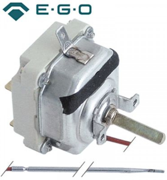 Термостат темп. макс. 275°C 3-полярн. 3NO 16А ø датчик 3мм Д датчик 219мм