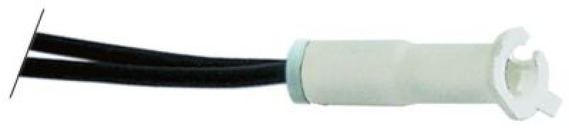 Лампочка сигнальная ø 6мм 230В бел. присоединение кабель 400 мм без линзы