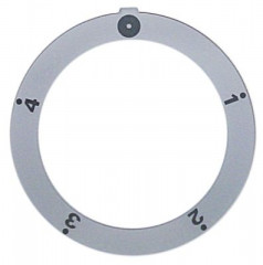 Маркировка регулировочной ручки переключатель 5ти-шагов.  -°C внутр.ø 455мм
