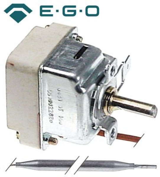 Термостат темп. макс. 110°C 1-полярн. 1NO 16А ø датчик 6мм Д датчик 130мм