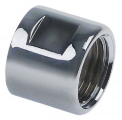 Гайка накидная резьба TR20 слева хромированн. Д 21мм