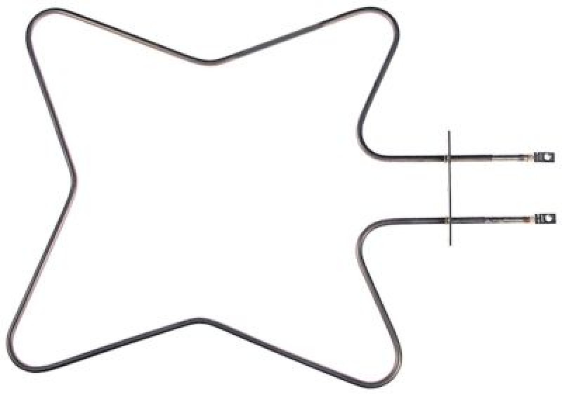 Элемент нагревательный  1500Вт 230В Д 382мм Д1  42мм Д2 342мм Ш1 137мм Ш2 62мм