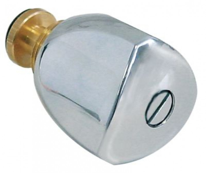 Верхняя часть сальника  резьба 3/4" В 19-25мм с ручкой холодная и тёплая вода