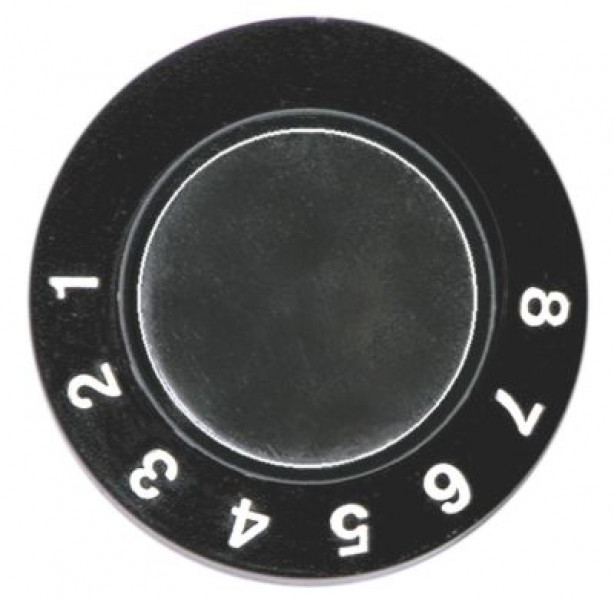 Рукоятка регулировочная термостат 1-8  -°C ø 60мм ø ось 8 x 5мм срез снизу