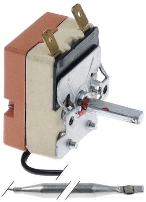 Термостат темп. макс. 100°C 16А ø датчик 6мм Д датчик 88мм капиллярная трубка 510мм