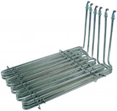 Элемент нагревательный  1200Вт 400В Д 390мм фритюрница Ш1 30мм В1 200мм В2 35мм