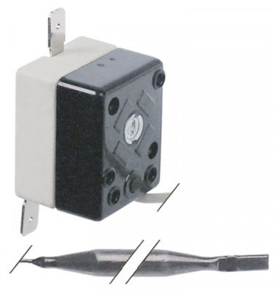 Термостат защитный темп. выкл. 230°C 1-полярн. 16А ø датчик 6мм Д датчик 68мм