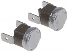 Термостат защитный прикладной 1NC присоединение плоский штекер 6,3 мм вертикальн.