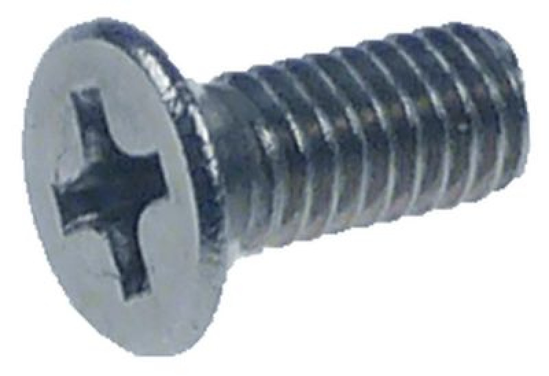 Винт с потайной головкой DIN 965/ISO 7046 резьба M4 Д 10мм нержавеющая сталь