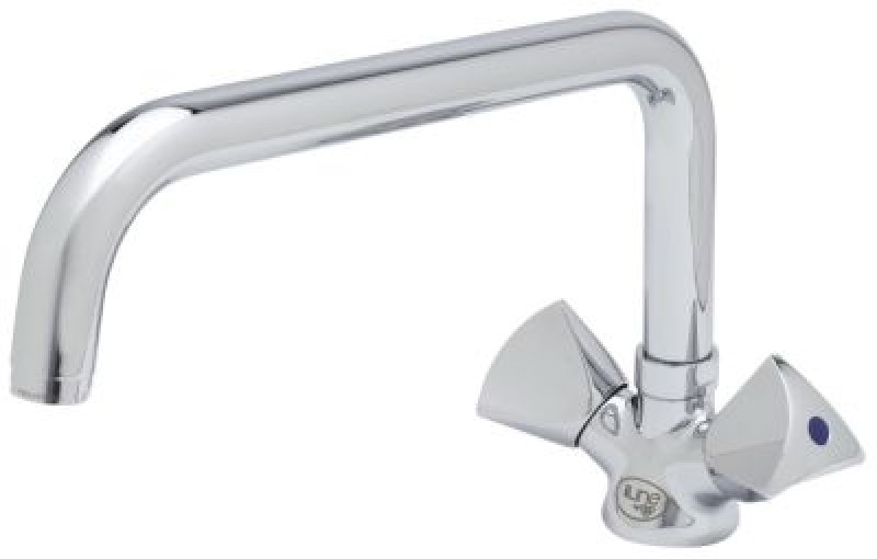 Кран-смеситель моноблочный арматура одно отверстие верхняя часть крана длина слива 300мм T&S