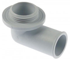 Труба спускная резьба 1" внутр.ø 27мм ø шланга 30мм