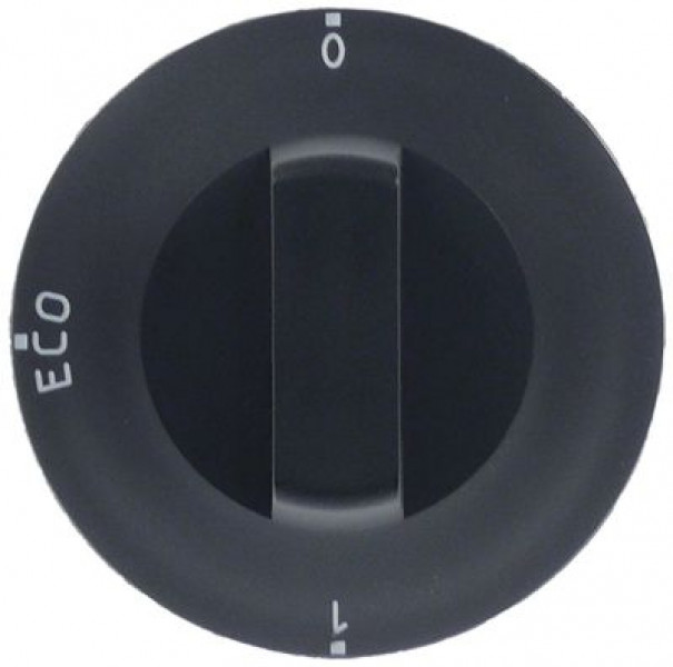 Рукоятка регулировочная 0-ECO-1 ø 50мм ø ось 6x4,6мм срез сверху подходит для VALENTINE