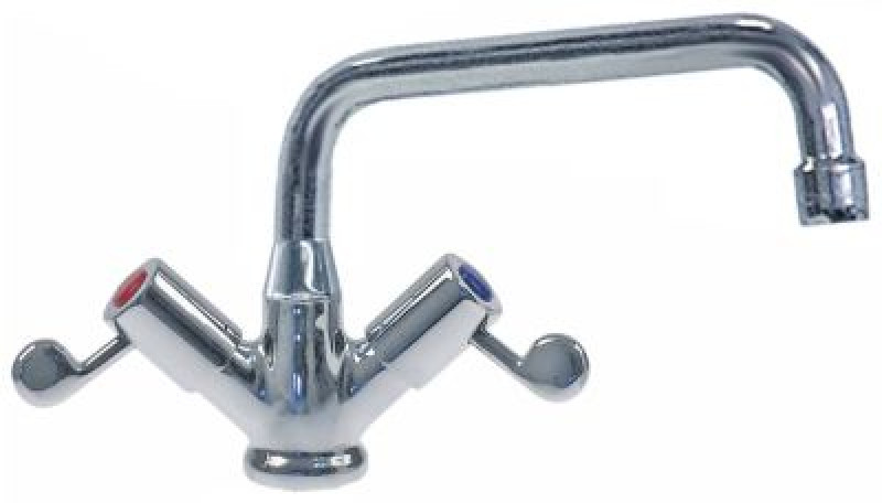 Кран-смеситель моноблочный GEV GASTROTOP PREMIUM арматура одно отверстие верхняя керамическая часть