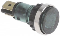 Лампочка сигнальная ø 12мм 400В зелён. присоединение плоский штекер 6,3 мм