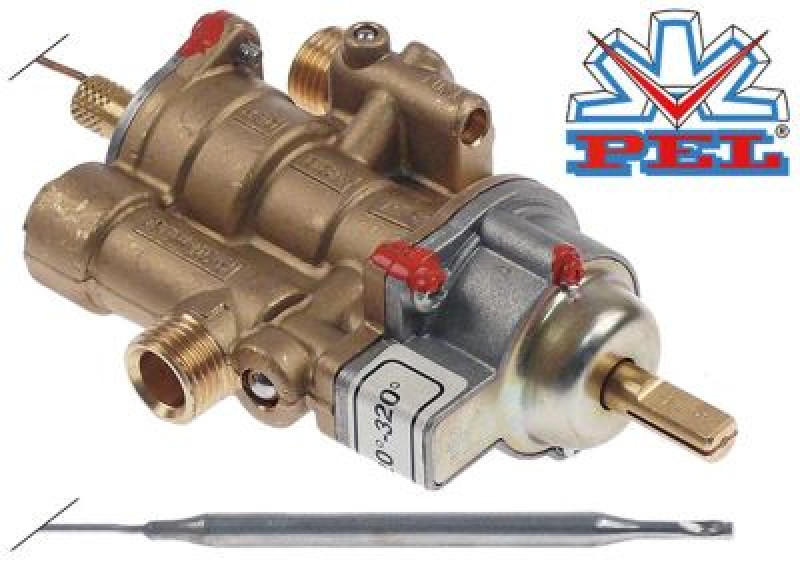Термостат газовый тип 25ST 120-320°C вход для газа M16x1,5 (труба-ø 10 мм) МЖ 0мм