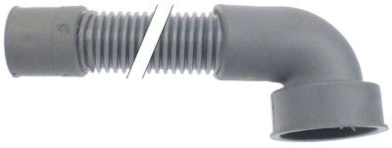 Шланг отводной  DN34 Д 600мм прямой ø внутри 30мм изогнутый ø внутри 51мм шланг ø снаружи 34мм