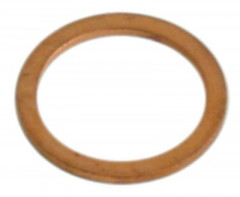Уплотнитель плоский медь внутр.ø 17мм внеш. ø 21мм толщина материала  15мм подходит для 3/8&quot;