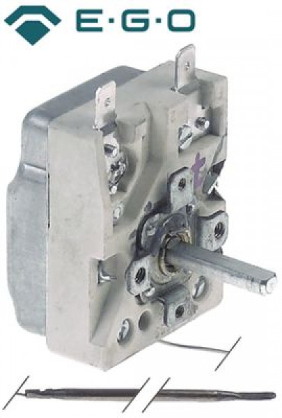 Термостат темп. макс. 500°C 1-полярн. 1NC 15А ø датчик 4мм Д датчик 295мм