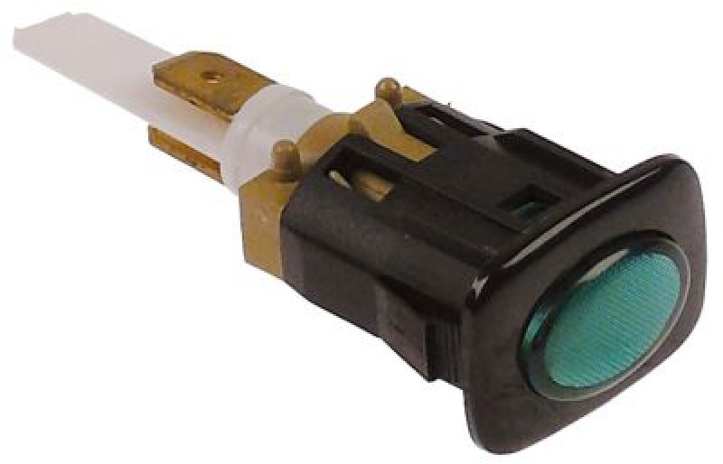 Лампочка сигнальная мм 19x13мм 230В зелён. присоединение плоский штекер 6,3 мм