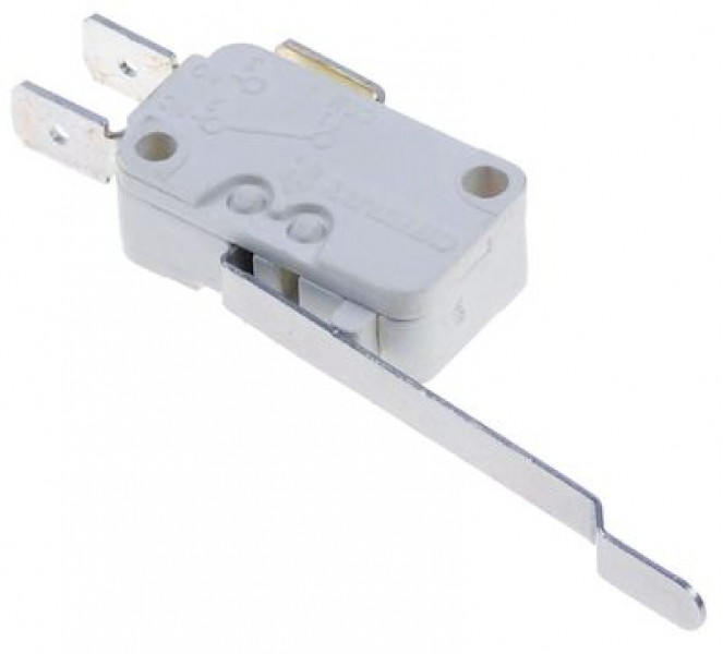 Микровключатель приводится в действие при помощи рычага 250В 16А