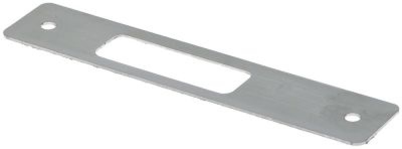 Пластина подкладная нержавеющая сталь Д 192мм Ш 38мм ø отверстия 7мм