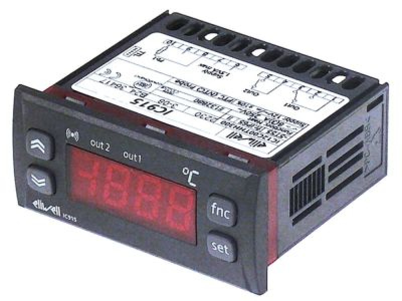 Регулятор электронный 12В мм 71x29мм NTC/PTC сборка вмонтирование выходы реле 2 реле