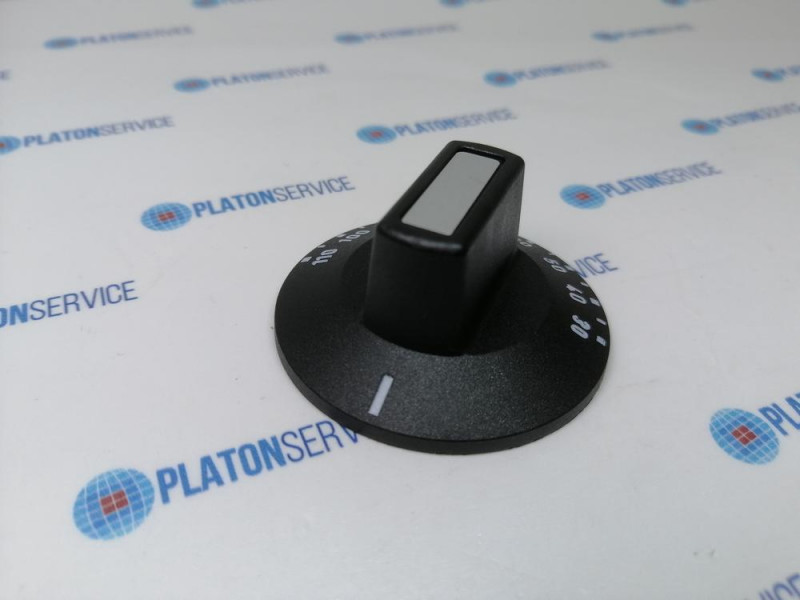 Рукоятка регулировочная термостат темп. макс. 110°C ø 50мм ø ось 6x4,6мм срез сверху