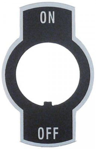 Панелька ON-OFF M12 для рычажного выключатель