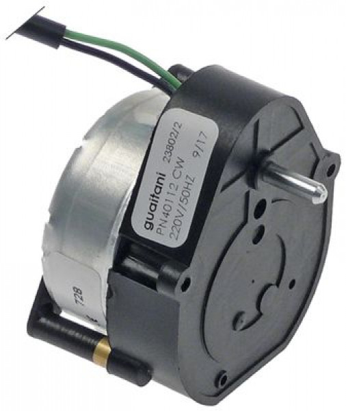 Мотор-редуктор 220В тип PN40112 длина провода 300мм ø ось 4x3,7мм длина оси 126мм