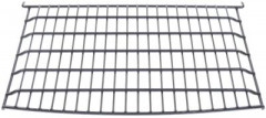 Решётка  Ш 430мм Г 390мм В 8мм сталь с пластиковым покрытием чёрн.