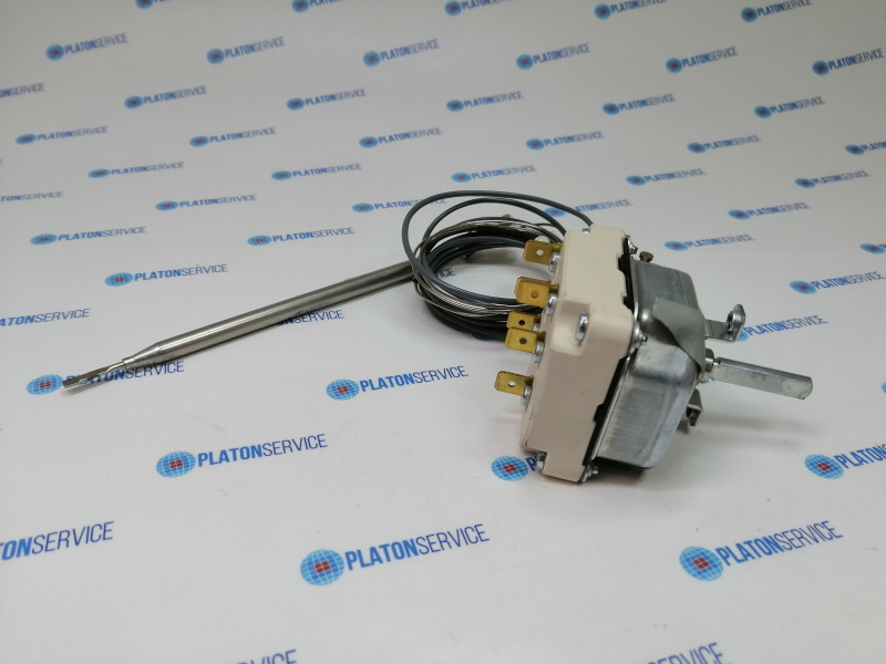 Термостат темп. макс. 180°C 3-полярн. 3NO 16А ø датчик 6мм Д датчик 133мм