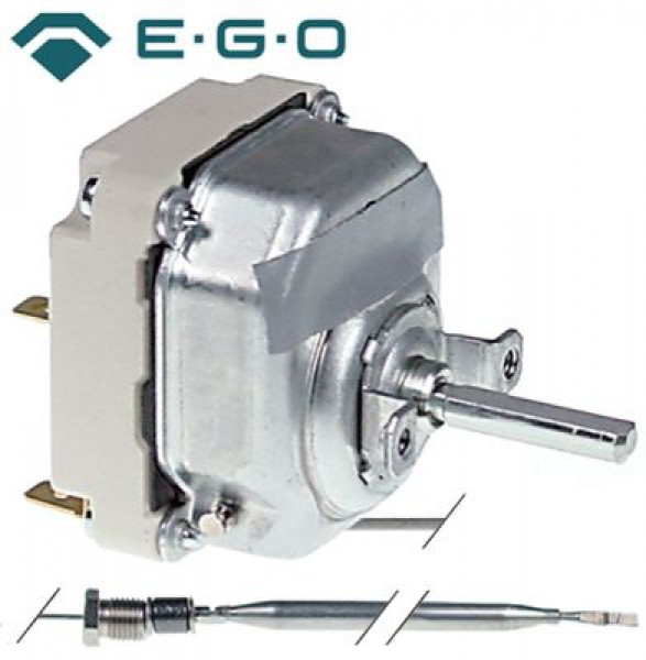 Термостат темп. макс. 180°C 3-полярн. 3NO 16А ø датчик 6мм Д датчик 133мм