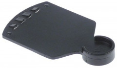 Замок пластмасса Д 88мм Ш 54мм толщина 25мм