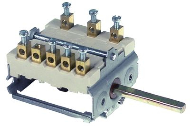 Выключатель кулачковый последовательность включения 0-1-2-3 ø ось 6x4,6мм