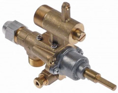 Кран газовый тип PEL22S МЖ 35мм вход для газа M18x1,5 (труба-ø 12 мм)